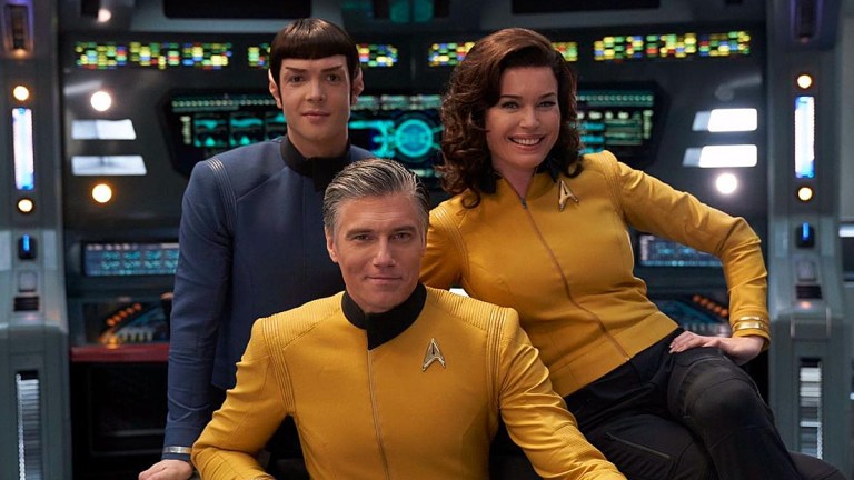 Spock, Pike and Number One on Star Trek: Discovery