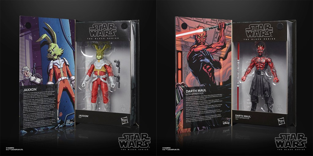 Star Wars: The Black Series Jaxxon and Darth Maul (Sith Apprentice).
