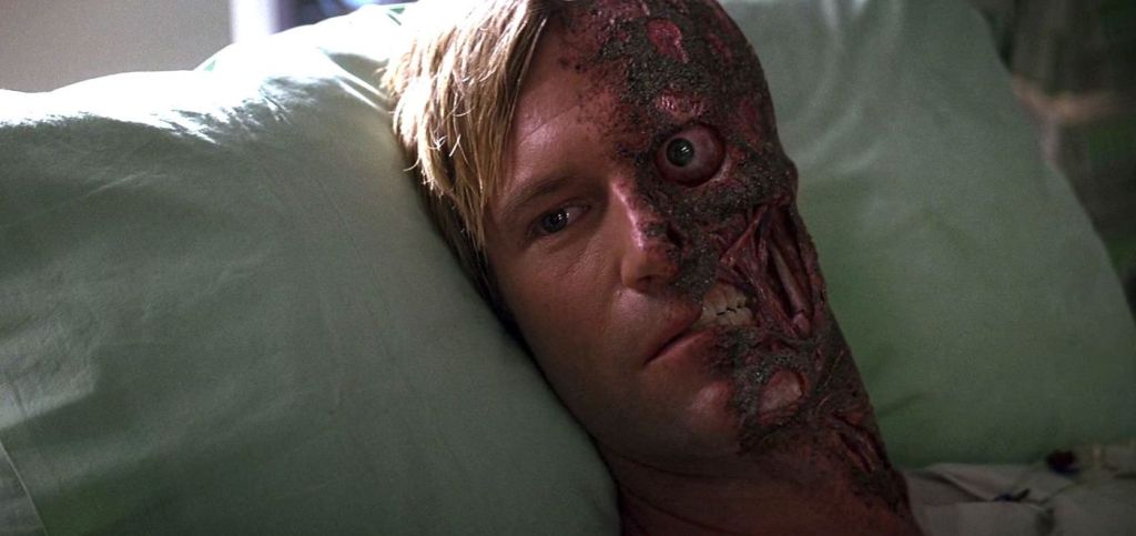 Harvey Dent Two Face in The Dark Knight