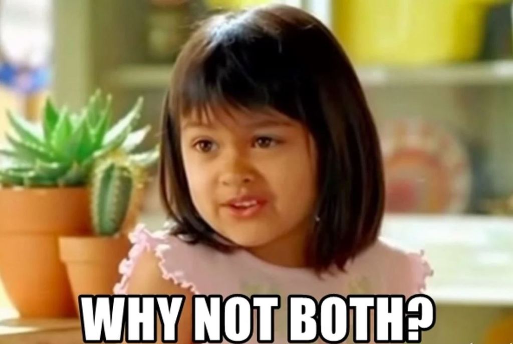 Why Not Both Meme