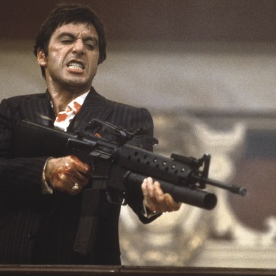 Al Pacino as Tony Montana Dies in Scarface