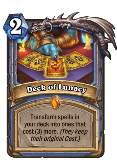 Deck of Lunacy card art Hearthstone