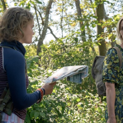 Emily Blunt and Millicent Simmonds in A Quiet Place Part 2