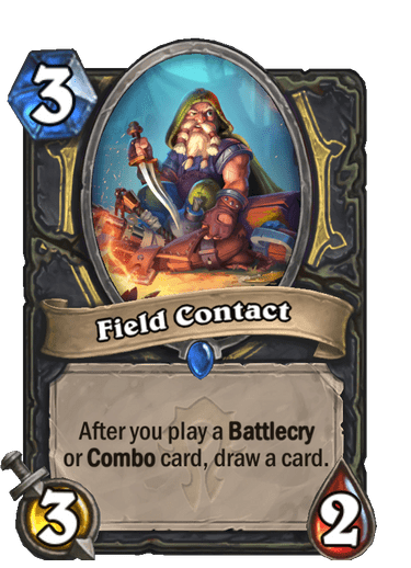 Field Contact card art Hearthstone