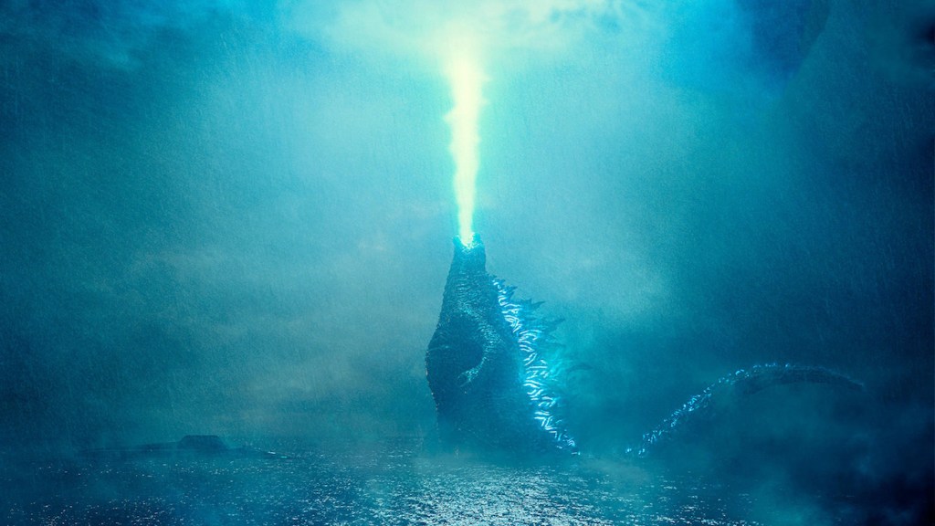 Godzilla Firing Atomic Breath in King of the Monsters