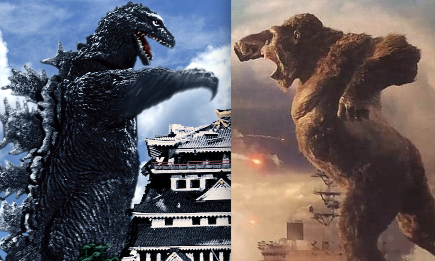 Legendary Godzilla vs earth Godzilla an epic battle stop motion 