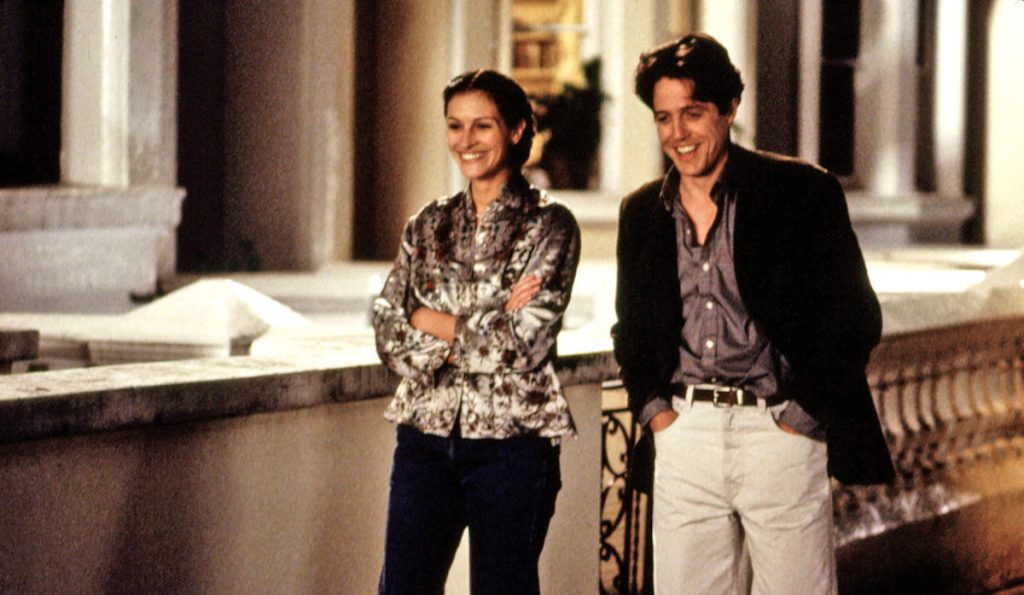 Julia Roberts and Hugh Grant in Notting Hill