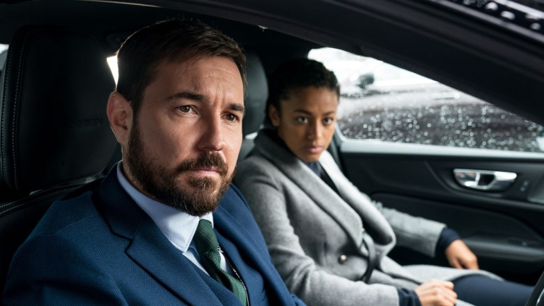 Martin Compston and Shalom Brune-Franklin Line of Duty series 6