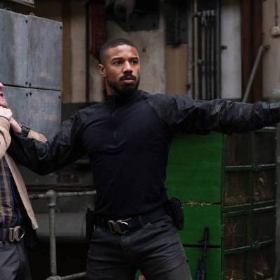Michael B Jordan chokes Jamie Bell in Tom Clancy's Without Remorse