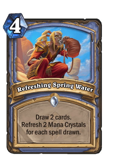 Refreshing Spring Water card art Hearthstone