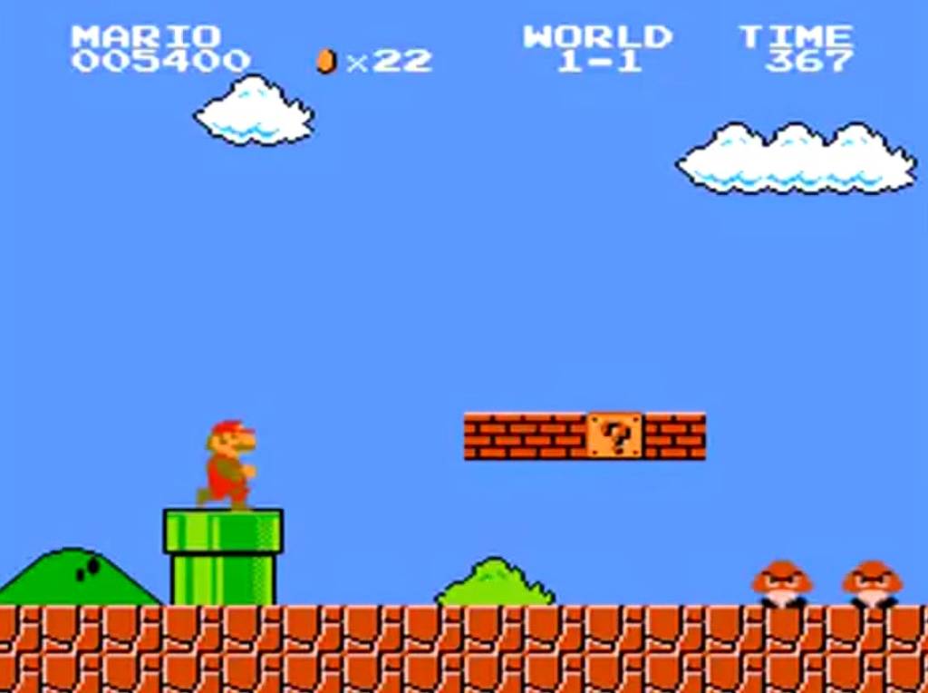 Super Mario Bros. NES game