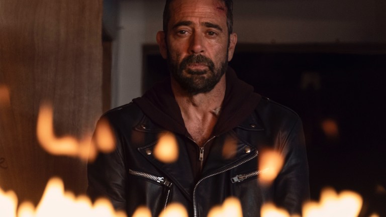 Negan (Jeffrey Dean Morgan) in The Walking Dead "Here's Nega"