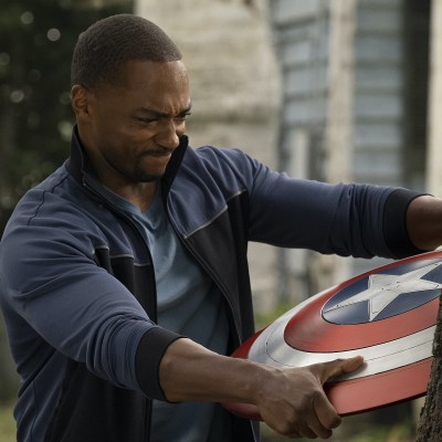 Anthony Mackie as Sam Wilson in Marvel's The Falcon and the Winter Soldier Episode 5