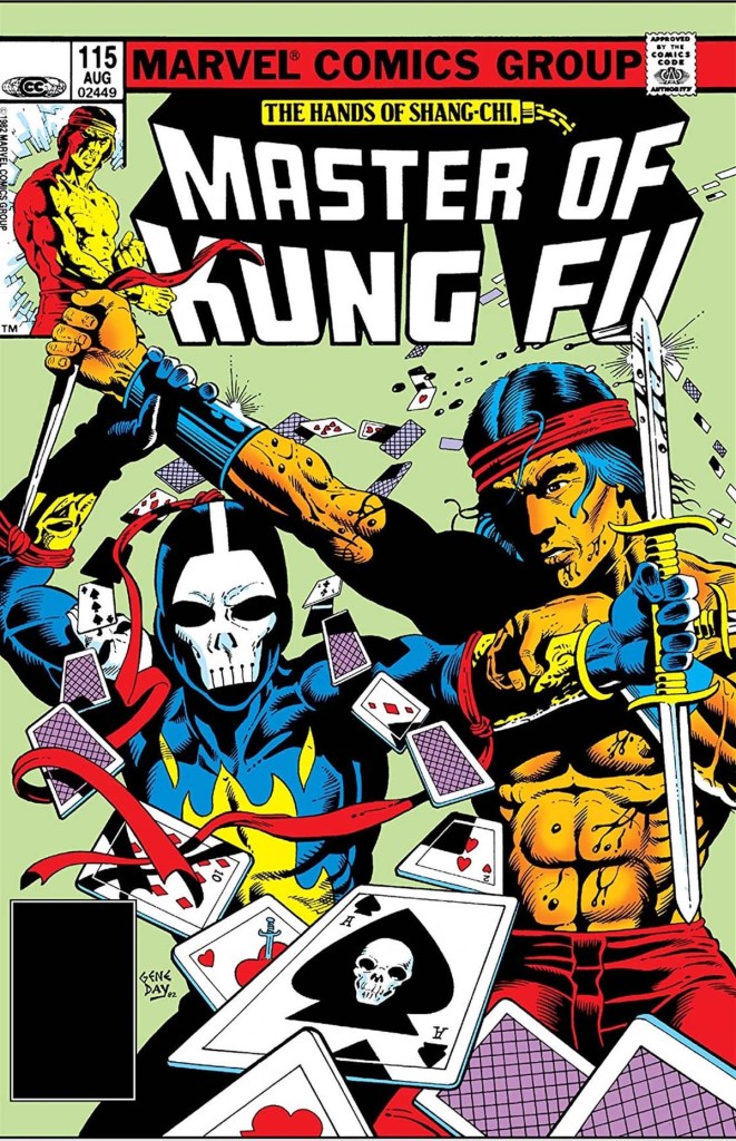 Death Dealer on the Master of Kung-Fu #115 cover.