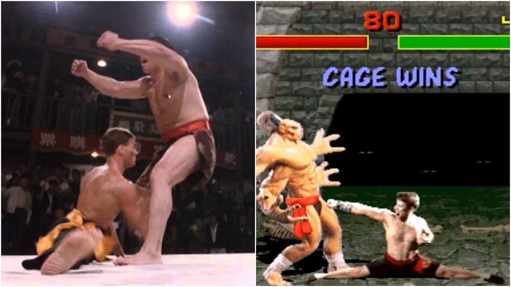 Mortal Kombat/Bloodsport splits low blow