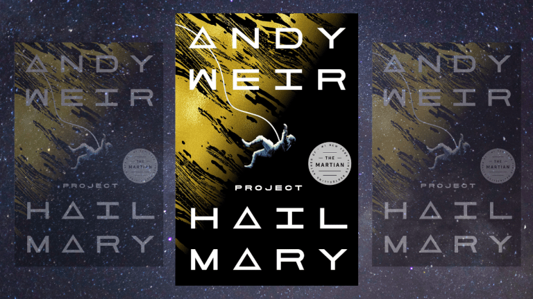 Book cover for Project Hail Mary by Andy Weir