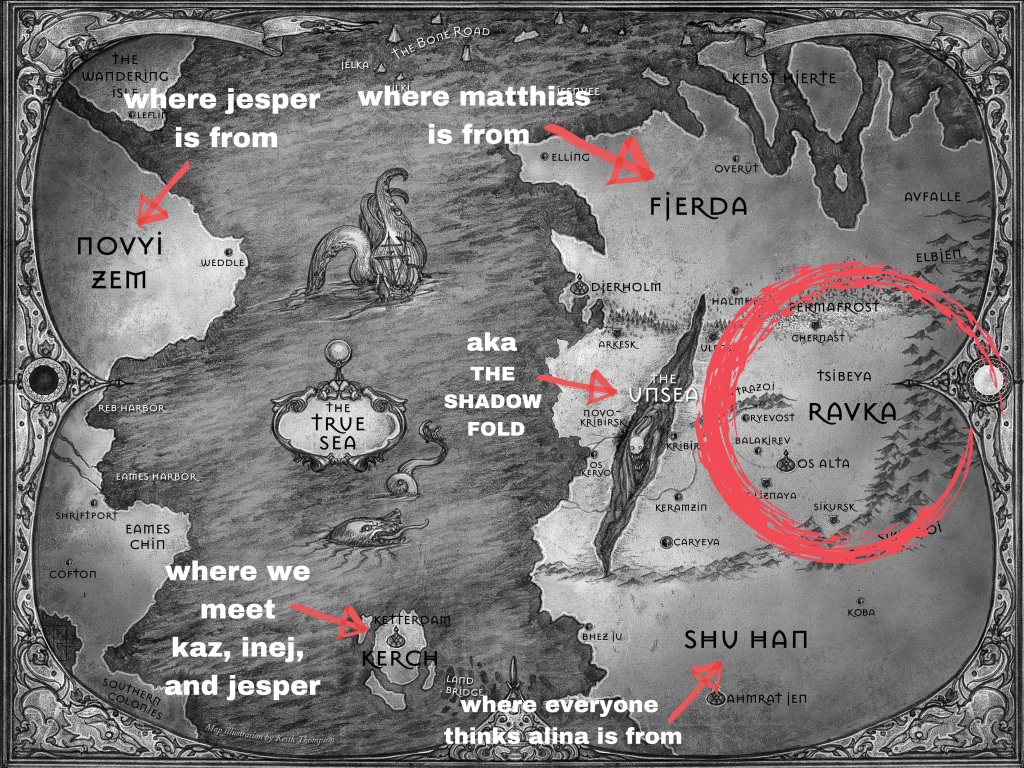 Shadow and bone map