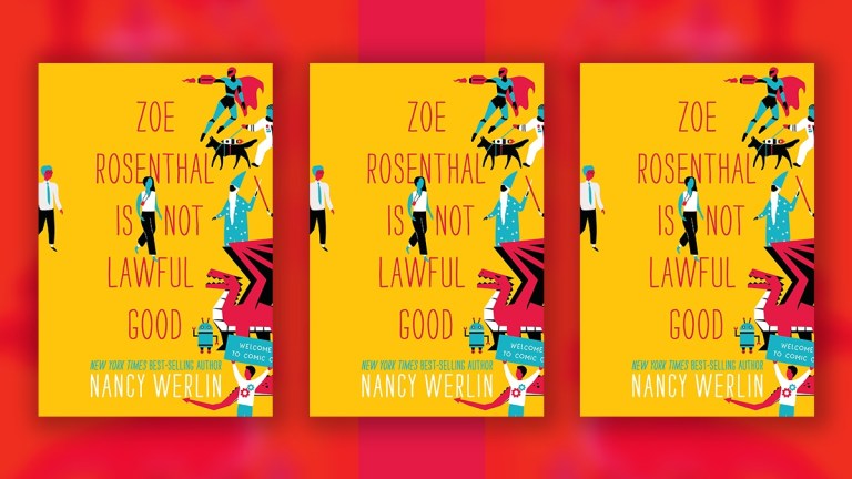 The Cover of Zoe Rosenthal is Not Lawful Good three times