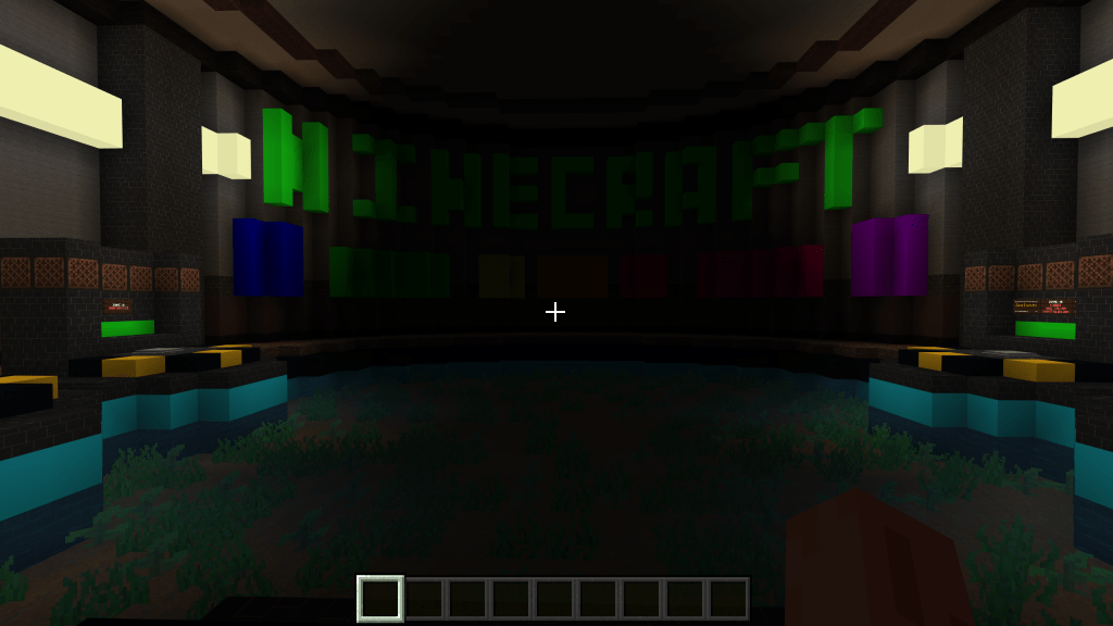 Minecraft RTX Reflections Before