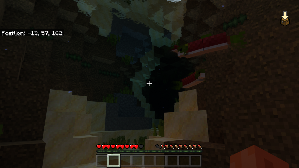 Minecraft RTX Underwater After