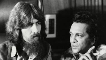 George Harrisson and Ravi Shankar in 1971