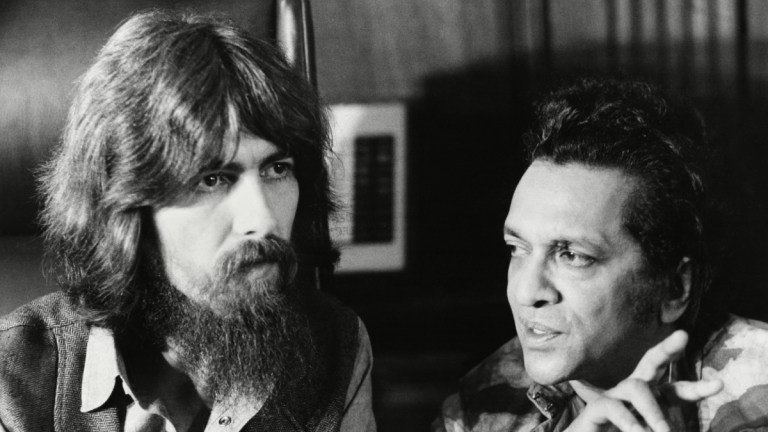 George Harrisson and Ravi Shankar in 1971