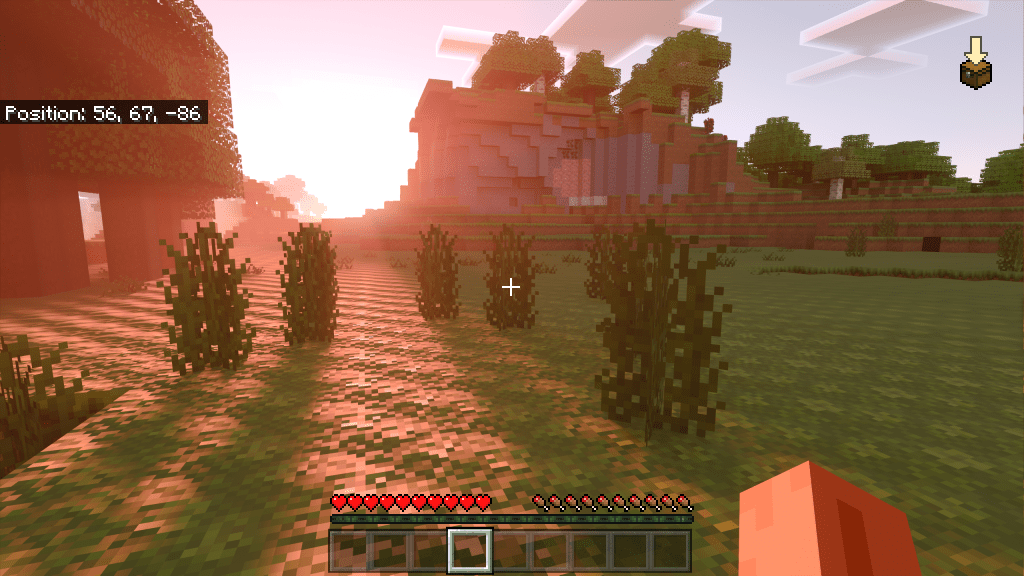 Minecraft RTX Outside After