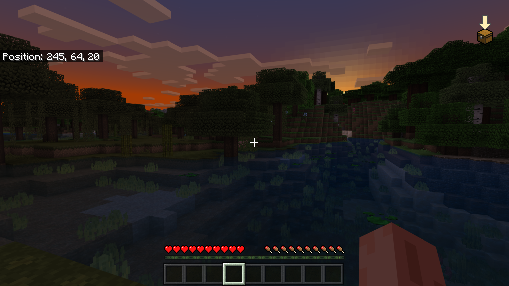 Minecraft RTX Dark Village Before