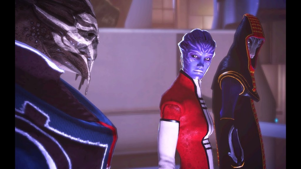 The Council meeting Mass Effect