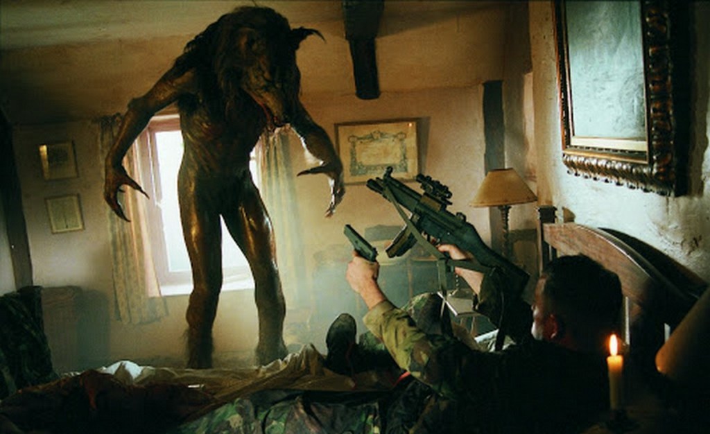 Werewolf attack in Dog Soldiers