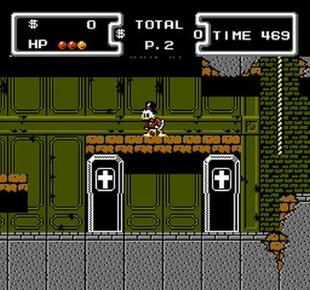 Ducktales NES coffins censored