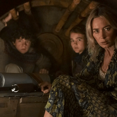 Emily Blunt and MIllicent Simmonds in A Quiet Place Part II