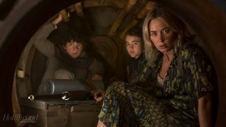Emily Blunt and MIllicent Simmonds in A Quiet Place Part II