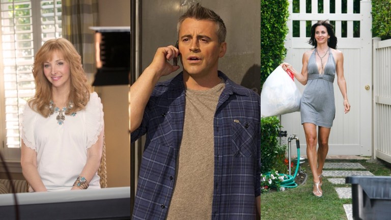 Lisa Kudrow in The Comeback, Matt LeBlanc in Episodes, and Courteney Cox in Cougar Town