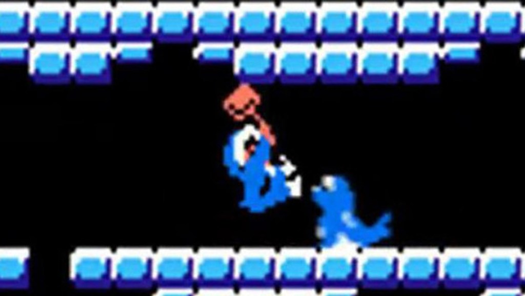 Ice Climber NES seals censored