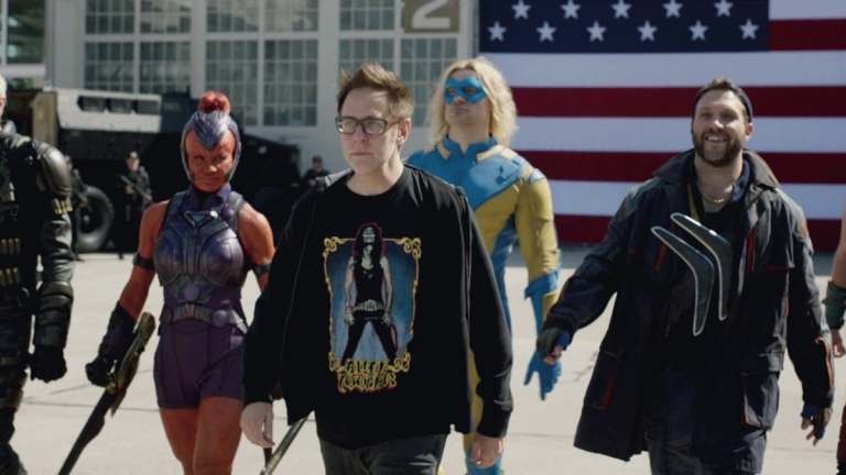 James Gunn and The Suicide Squad Cast