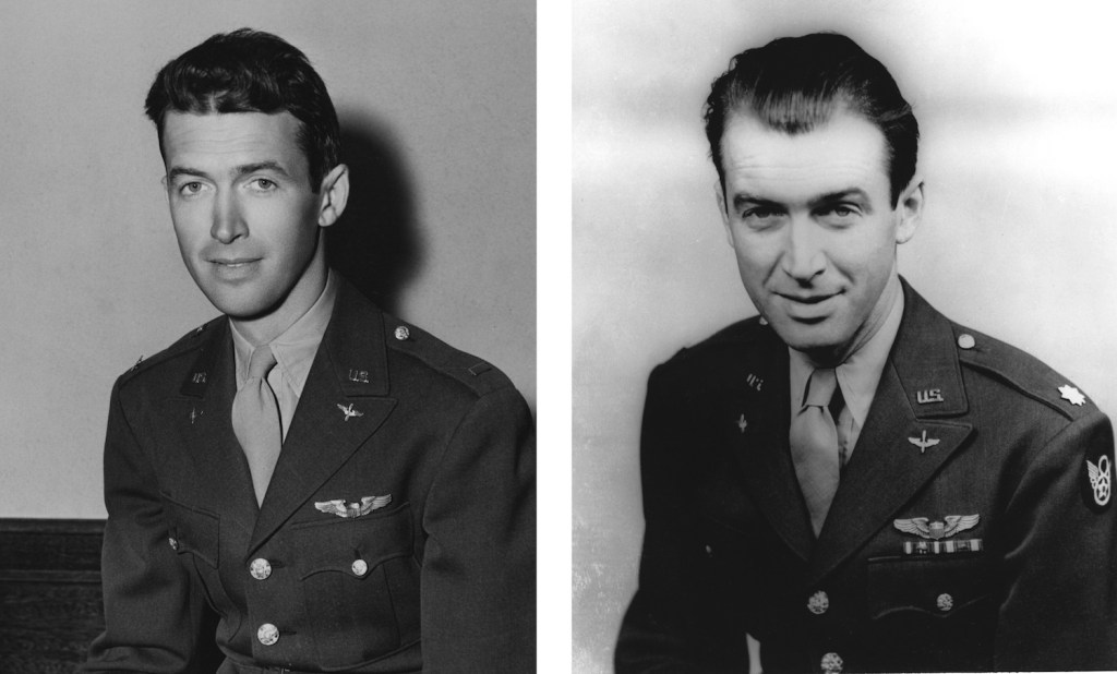 Jimmy Stewart aging through WW2 Years