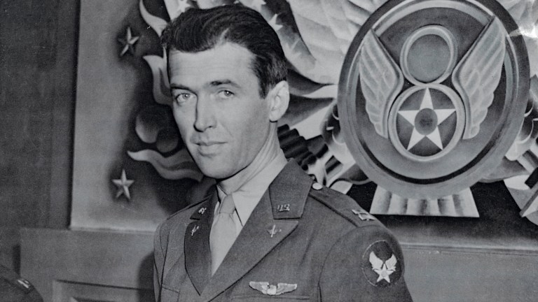 Jimmy Stewart as Army Captain in WW2 Air Force