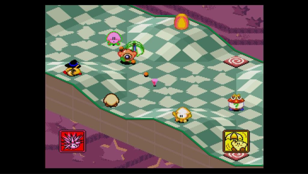 Kirby's Dream Course SNES gameplay
