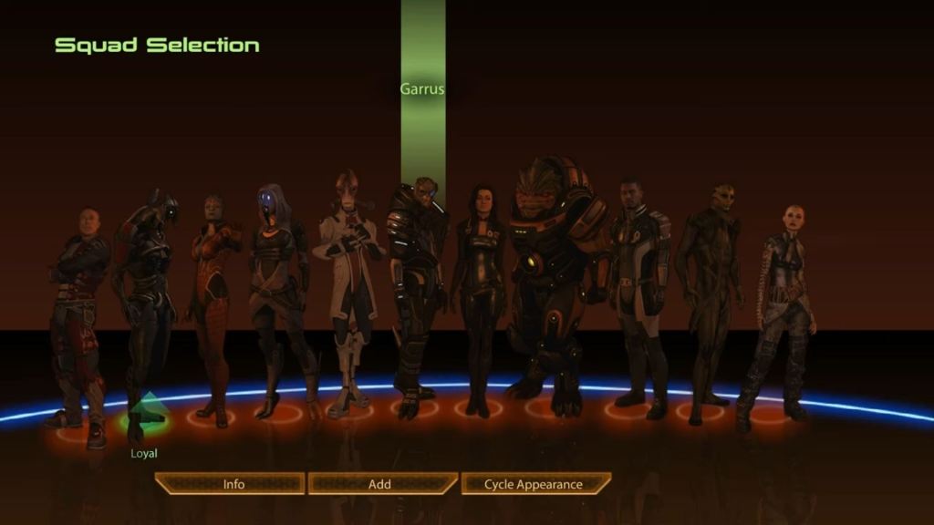 Mass Effect 2 Suicide mission squad 