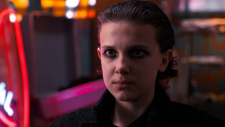 Eleven (Millie Bobby Brown) in Stranger Things season 2