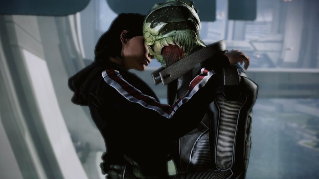 Thane Krios Mass Effect רומנטיקה