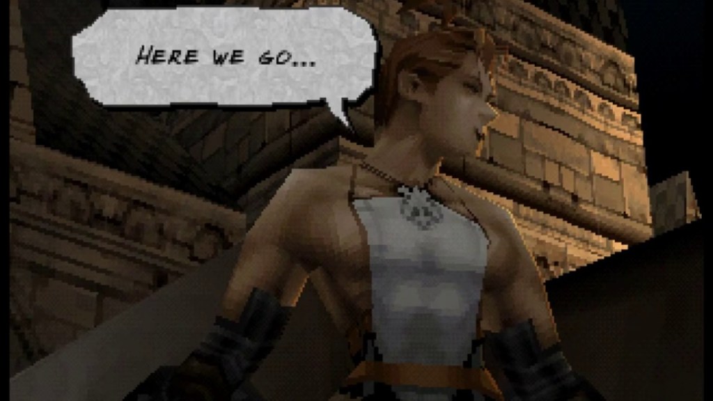 Vagrant Story PS1 cutscene