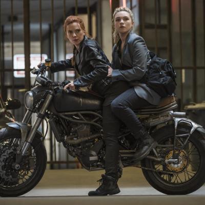 Scarlet Johannson and Florence Pugh in Black Widow