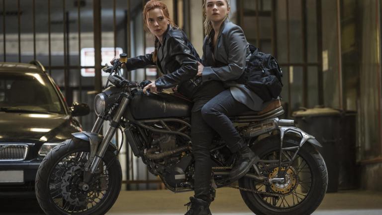 Scarlet Johannson and Florence Pugh in Black Widow