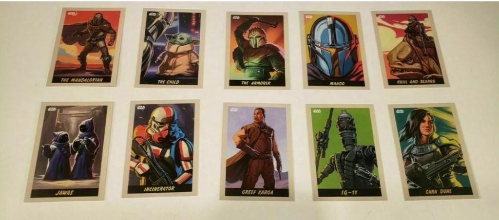 eBay Topps The Mandalorian Exclusive Set
