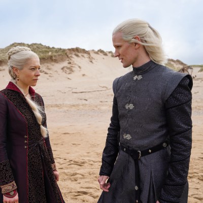 Emma D'Arcy and Matt Smith as Rhaenyra and Daemon Targaryen in House of the Dragon