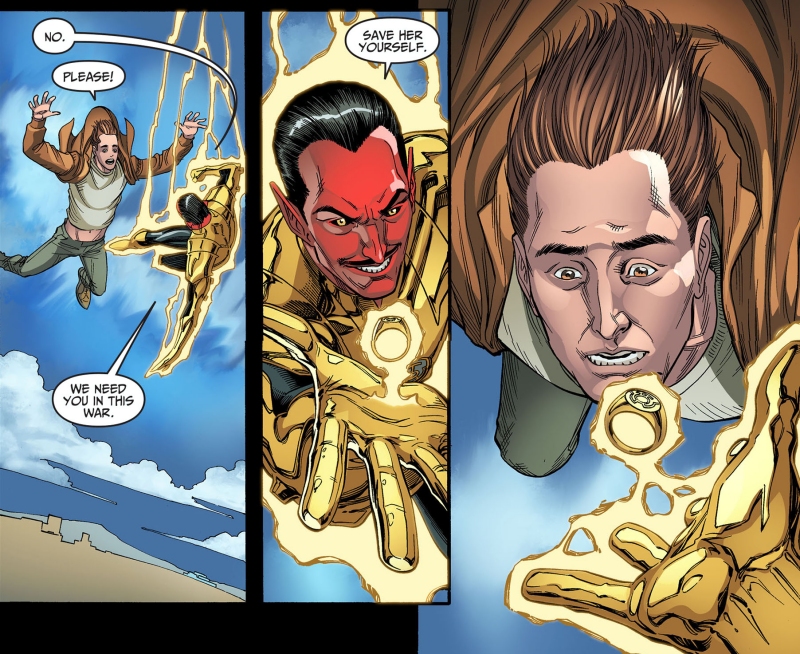 Hal Jordan becomes Yellow Lantern
