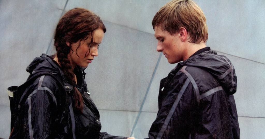 Katniss and Peeta in Hunger Games