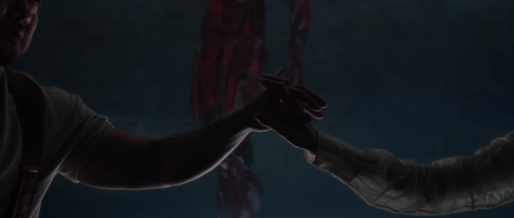 background skeleton in Marvel's Eternals